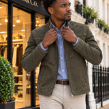 CARLOS™ | Vintage Cotton Jacket with Zip