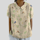 Elegant Floral Comfort Top