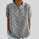 Elegant Floral Comfort Top