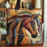 Handcrafted Bag - Colourful Mosaic Horse