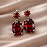 White Gold Earrings with Majestic Zirconia