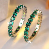 Emerald Eternity Ring in Gold