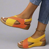 Kendra - Colourblock Orthopaedic Sandals