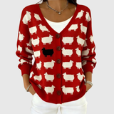 Comfortable Buttoned Knit Cardigan