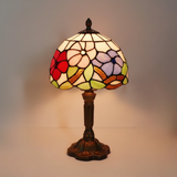 Lampe de style Tiffany avec vitrail coloré
