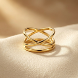Minimalist Gold Wrap Ring