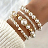 Set of Exquisite Beaded Bracelets