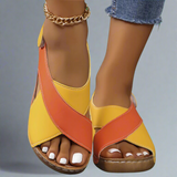 Kendra - Colourblock Orthopaedic Sandals