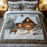 Duvet Cover Set with Quilt 3 Pieces - Cosy Cabin