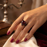 Ruby Heart Ring