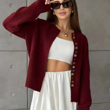 Nicole - Cardigan with Button Detail