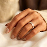 Floral Silver Ring