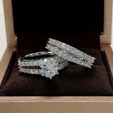 Halo Radiant Ring Set