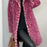 Leia - Long Leopard Coat