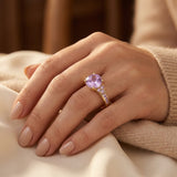 Gold Amethyst Ring