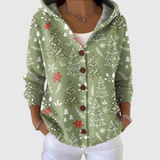 Hooded Comfort Cardigan in Knit