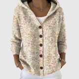 Hooded Comfort Cardigan in Knit
