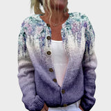 Inês - Autumn Floral Cardigan