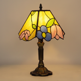 Dekorative Lampe aus gefärbtem Glas