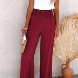 Riana - Relaxed High-Waisted Trousers