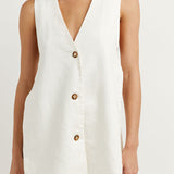 Fiona - Sleeveless Buttoned Set