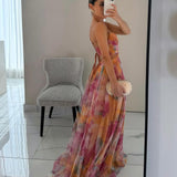 Éléonore | Long Floral Flowing Dress