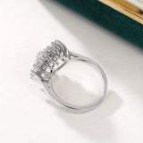 Halo Declaration Ring in Crystals