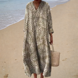 Flattering Printed Summer Dress