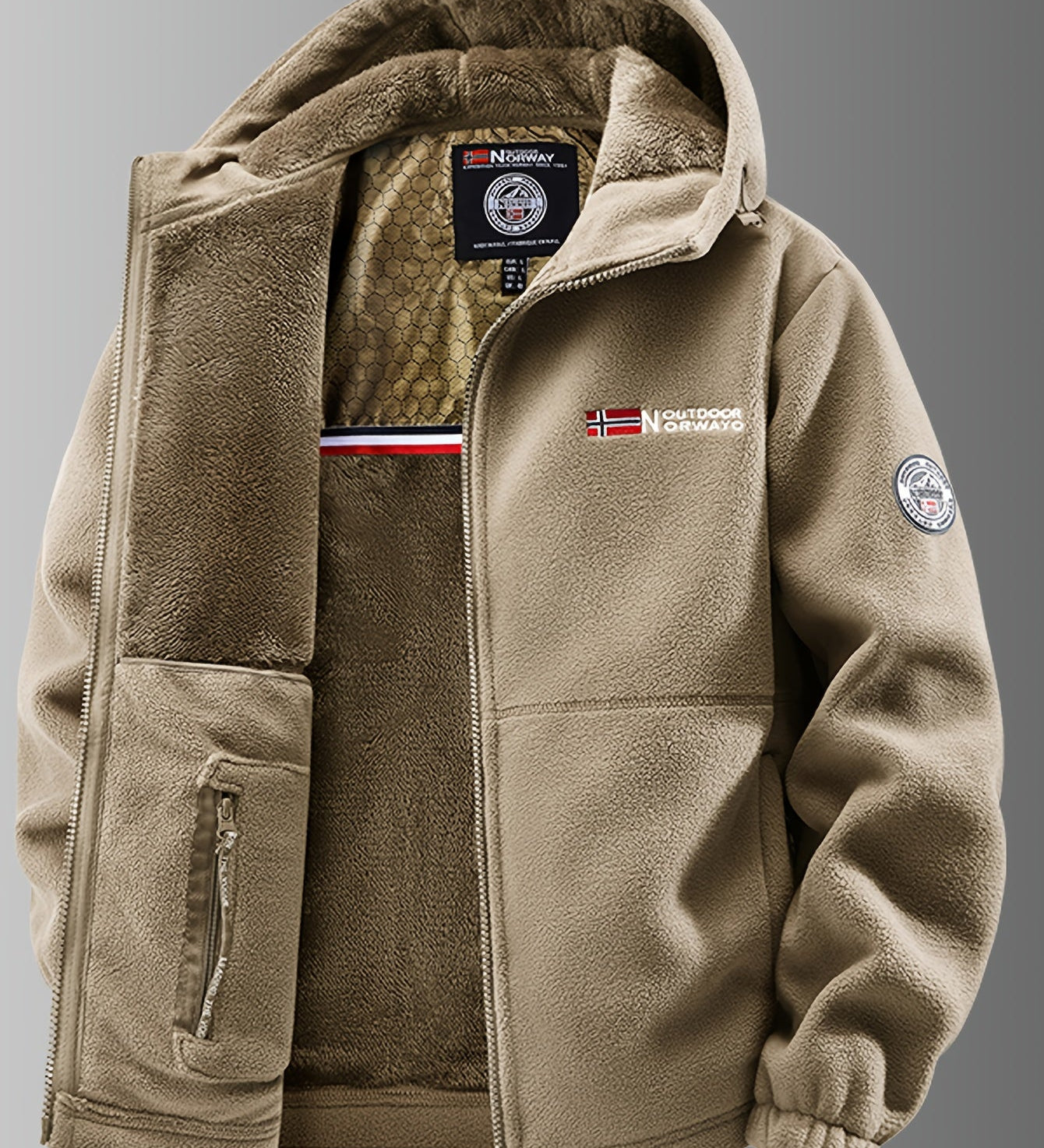 Elegant Thermal Fleece Jacket