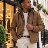 Isak™ | Warm Fleece-Lined Hooded Vintage Jacket