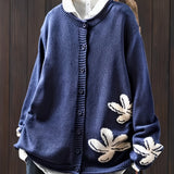 Safira - Cardigan with Floral Pattern