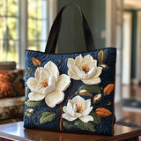 Handcrafted Quilted Bag - Delicate Magnolia