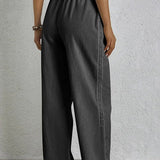 Shania - Relaxed Button Trousers