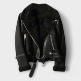 Catarina - Suede Aviator Jacket
