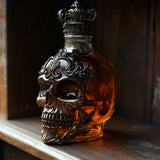 Carafe à whisky en forme de tête de mort