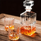 Whisky-Karaffe und Gläser Set
