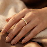 Gold Inlaid Ring