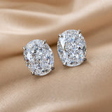 Eternal White Gold Earrings with Zirconia