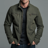 CARLOS™ | Vintage Cotton Jacket with Zip