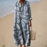Flattering Printed Summer Dress