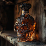 Carafe à whisky en forme de tête de mort