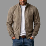 Dieter | Suede Bomber Jacket