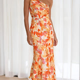 Majken | Elegant Summer Dress with Flowers