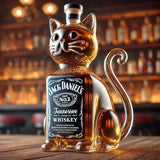 Whiskykaraffe in Katzenform