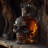 Whisky-Karaffe in Form eines Totenschädels