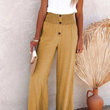 Riana - Relaxed High-Waisted Trousers