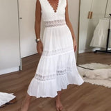Circe - Lace Camisole Dress with V-Neck