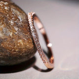Elyse Minimalist Ring in Zirconia