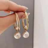 Vintage Gold Bead Earrings