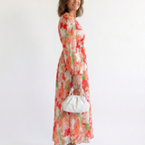 Camille | Maxi Floral Dress with Long Sleeves